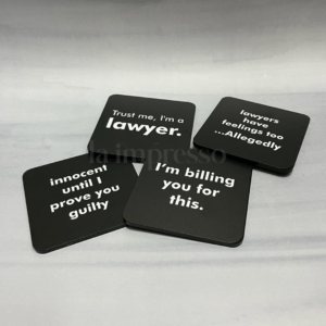 Lawyer Coaster Set