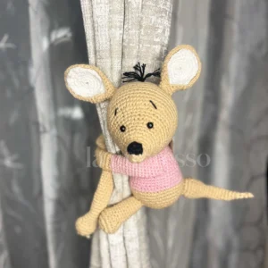 Animal Crochet Curtain Tie