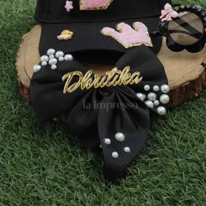 Custom Accessories Set – Cap, Bow, Sunglasses